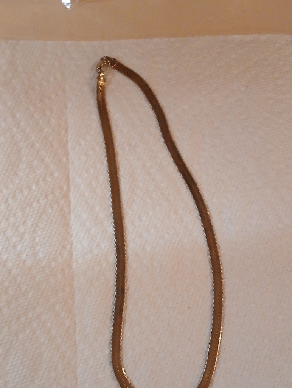 Gold Tone Necklace And Bracelet Set